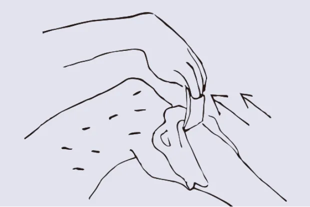 STEP 2　拭き取る